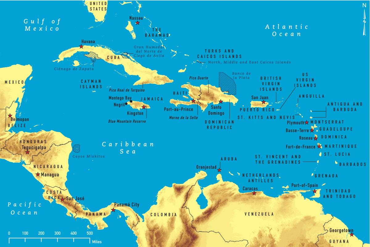 Mapa de jamaica snorkeling
