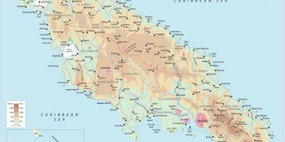 Mapa de tesoro de bach jamaica